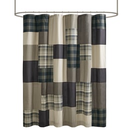 Olliix Woolrich Winter Hills Tan Shower Curtain