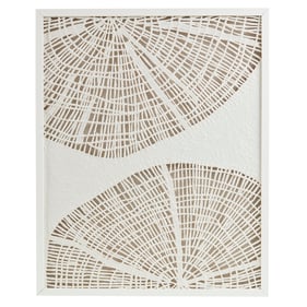 Olliix Madison Park Solana Off White Shadowbox Wall Decor