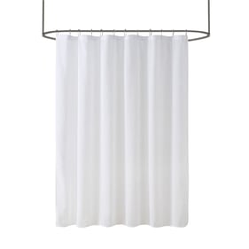 Olliix Madison Park Anna White Sheer Shower Curtain