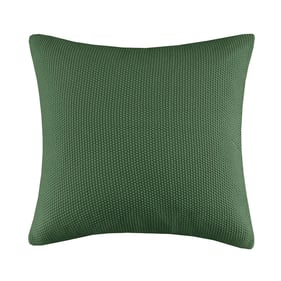 Olliix INK IVY Bree Knit Green Euro Pillow Cover