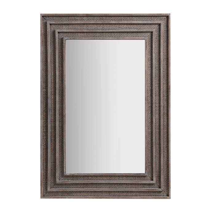 Olliix Martha Stewart Playa Gray Rectangular Mirror OLIX-MT95F-0088