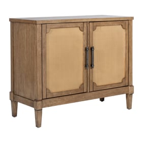 Olliix Martha Stewart Salina Toasted Almond Accent Cabinet