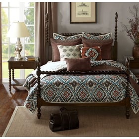 Olliix Madison Park Signature Beckett Morocco Brown 2pc Bedroom Set With Ki...