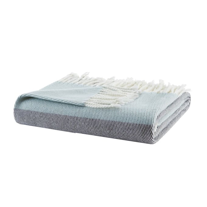 Olliix Urban Habitat Lexi Blue Block Throw OLIX-BL50-0888