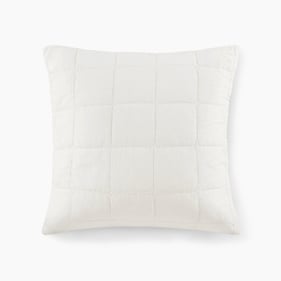 Olliix Croscill Casual Gema Soft White European Pillow Sham