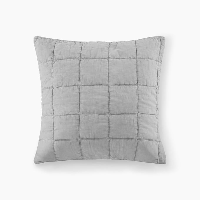 Olliix Croscill Casual Gema Grey European Pillow Sham OLIX-CCA11-0012