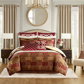 Olliix Croscill Classics Galleria Red Queen 4pc Comforter Set