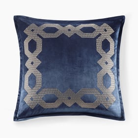 Olliix Croscill Classics Clermont Navy European Pillow Sham