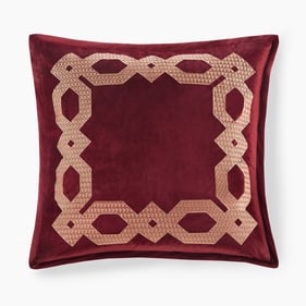 Olliix Croscill Classics Clermont Burgundy European Pillow Sham