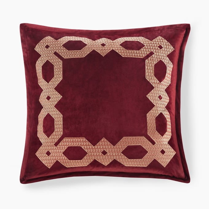 Olliix Croscill Classics Clermont Burgundy European Pillow Sham OLIX-CCL11-0025