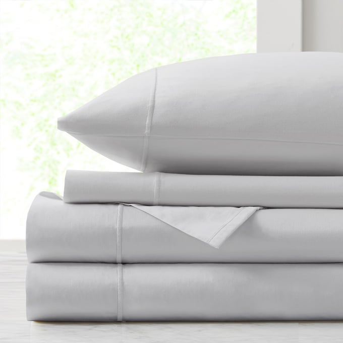 Olliix Croscill Luxury Egyptian Grey Queen 500TC Cotton Sheet Set OLIX-CCS20-012