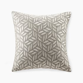 Olliix Croscill Home Melodia Grey Square Decor Pillow