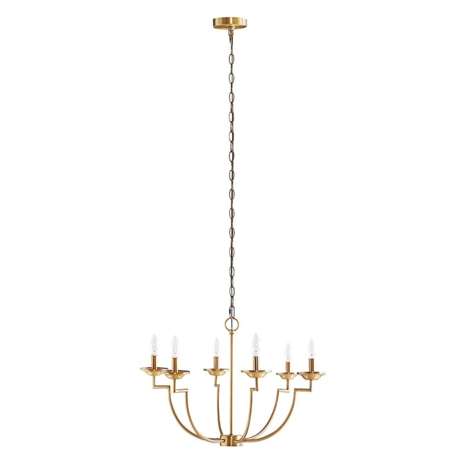 Olliix Hampton Hill Savor Gold 6 Light Chandelier OLIX-FB150-1163