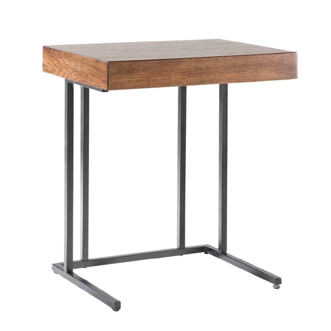 Olliix INK IVY Wynn Pecan Pull Up Table OLIX-FPF17-0324