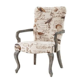 Olliix Madison Park Arnau Ivory Accent Chair