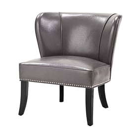 Olliix Madison Park Hilton Grey Armless Accent Chair