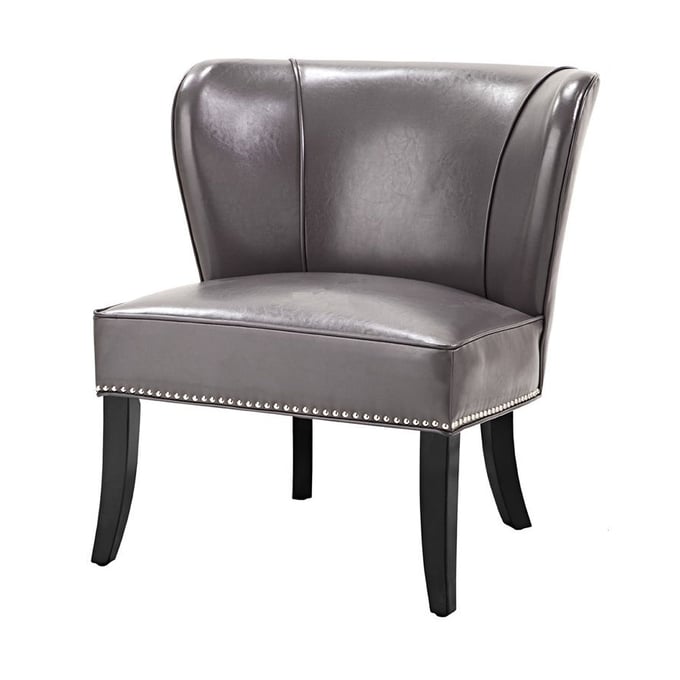 Olliix Madison Park Hilton Grey Armless Accent Chair OLIX-FPF18-0053