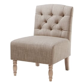 Olliix Madison Park Lola Beige Tufted Armless Chair