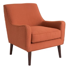 Olliix Madison Park Oxford Burnt Orange Accent Chair