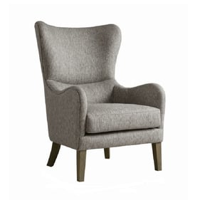 Olliix Madison Park Arianna Grey Swoop Wing Chair