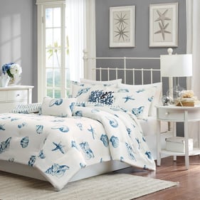 Olliix Harbor House Beach Blue Full Comforter Set