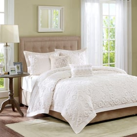 Olliix Harbor House Suzanna Ivory Full Queen Comforter Mini Set