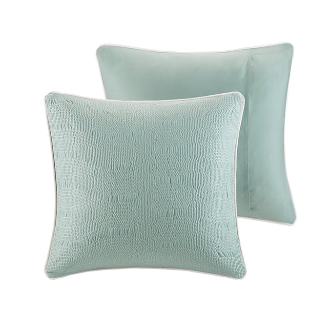 Olliix Harbor House Coastline Aqua Euro Sham OLIX-HH11-399