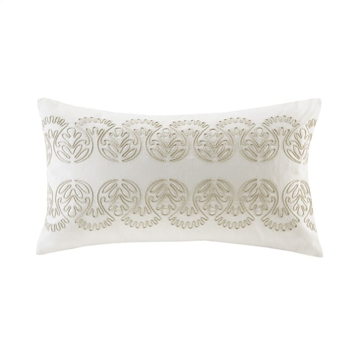 Olliix Harbor House Suzanna White Oblong Pillow OLIX-HH30-1651