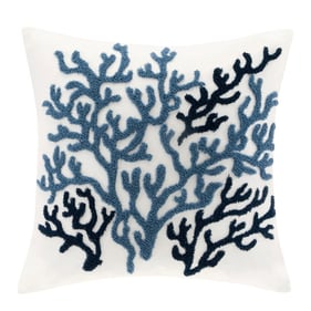 Olliix Harbor House Beach House Blue Decorative Pillow