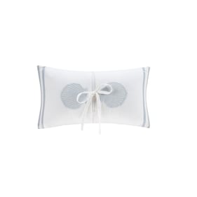 Olliix Harbor House Crystal Beach White Oblong Pillow