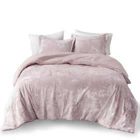 Olliix Intelligent Design Mira Lavender King Cal King Reversible Comforter ...