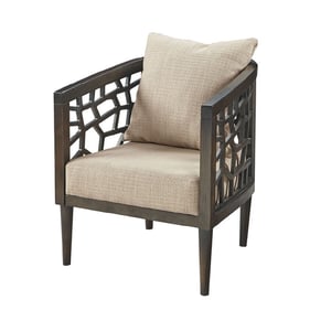 Olliix INK IVY Crackle Tan Accent Chair