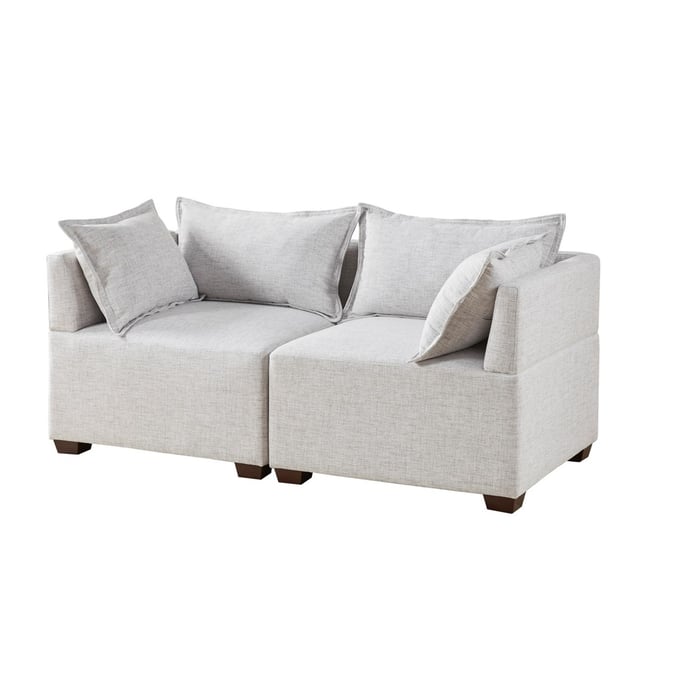 Olliix INK IVY Molly Ivory Modular Loveseat OLIX-II100-0532