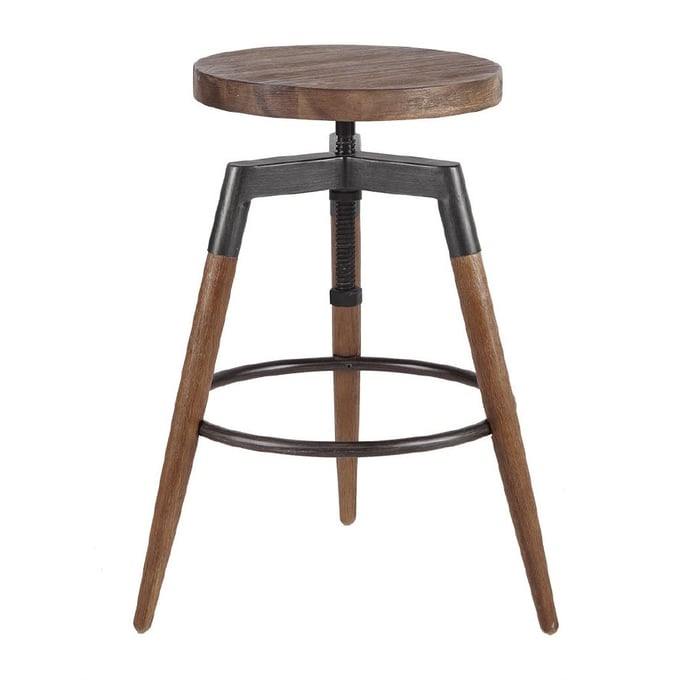 Olliix INK IVY Frazier Brown Counter Height Stool OLIX-II104-0030