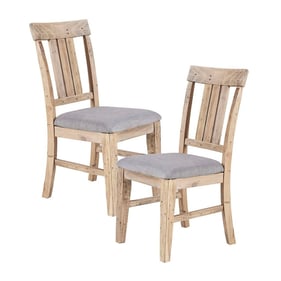 2 Olliix INK IVY Sonoma Natural Grey Dining Chairs