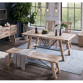 Olliix INK IVY Sonoma Natural 4pc Dining Room Set