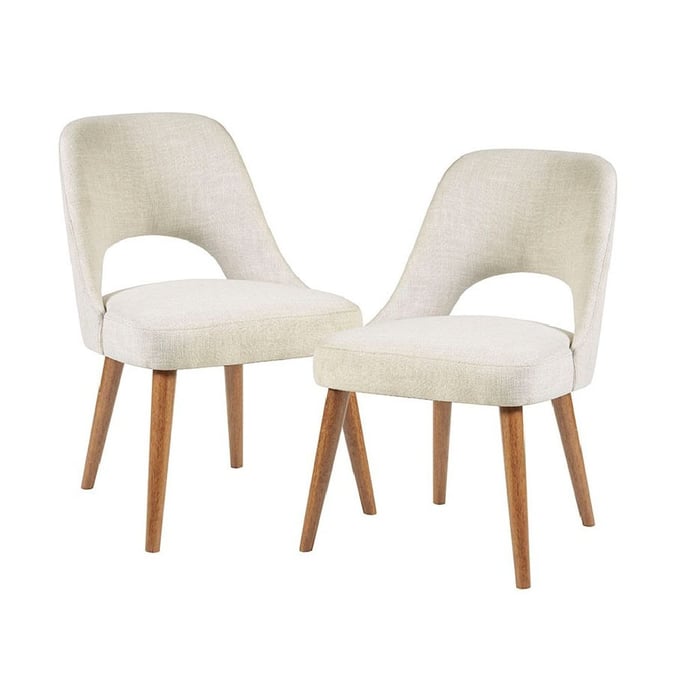 2 Olliix INK IVY Nola Cream Dining Chairs OLIX-II108-0371