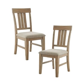 2 Olliix INK IVY Sonoma Reclaimed Grey Dining Chairs