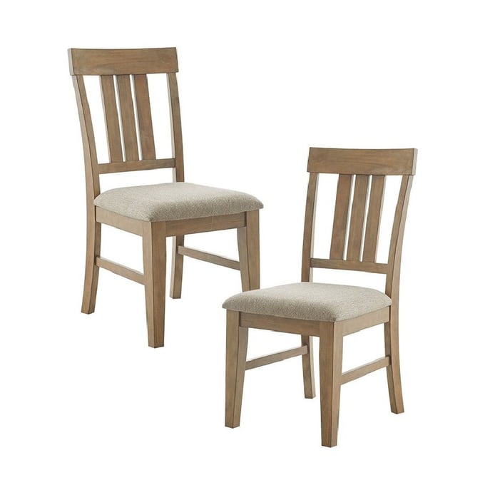 2 Olliix INK IVY Sonoma Reclaimed Grey Dining Chairs OLIX-II108-0450