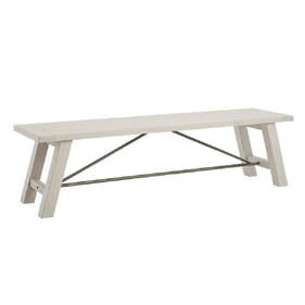 Olliix INK IVY Sonoma Reclaimed White Dining Bench