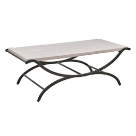 Olliix INK IVY Wilson White Black Coffee Table