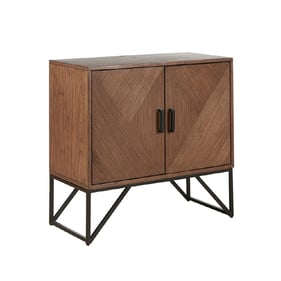 Olliix INK IVY Krista Brown Accent Cabinet