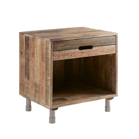 Olliix INK IVY Renu Natural Solid Wood Nightstand