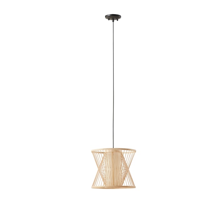 Olliix INK IVY Aria Natural Geometric Bamboo Pendant OLIX-II151-0136