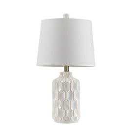 Olliix INK IVY Contour Ivory Ceramic Table Lamp