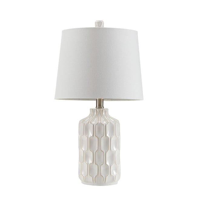 Olliix INK IVY Contour Ivory Ceramic Table Lamp OLIX-II153-0023