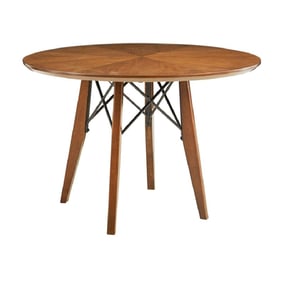 Olliix INK IVY Clark Pecan Round Pub Table