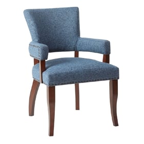 Olliix Madison Park Dawson Blue Arm Dining Chair