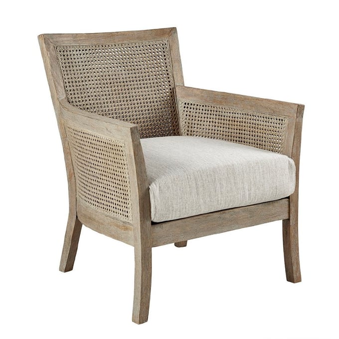 Olliix Madison Park Diedra Cream Natural Cane Armchair OLIX-MP100-0386