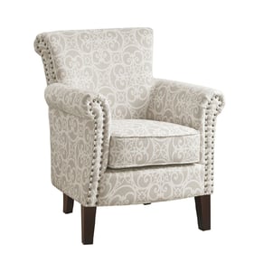 Olliix Madison Park Brooke Natural Tight Back Club Chair